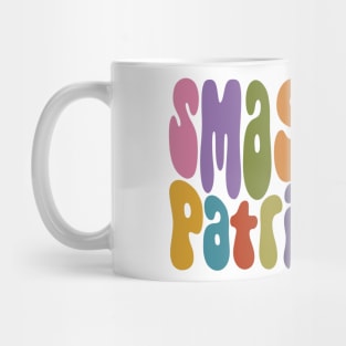 Smash The Patriarchy Colorful Word Art Mug